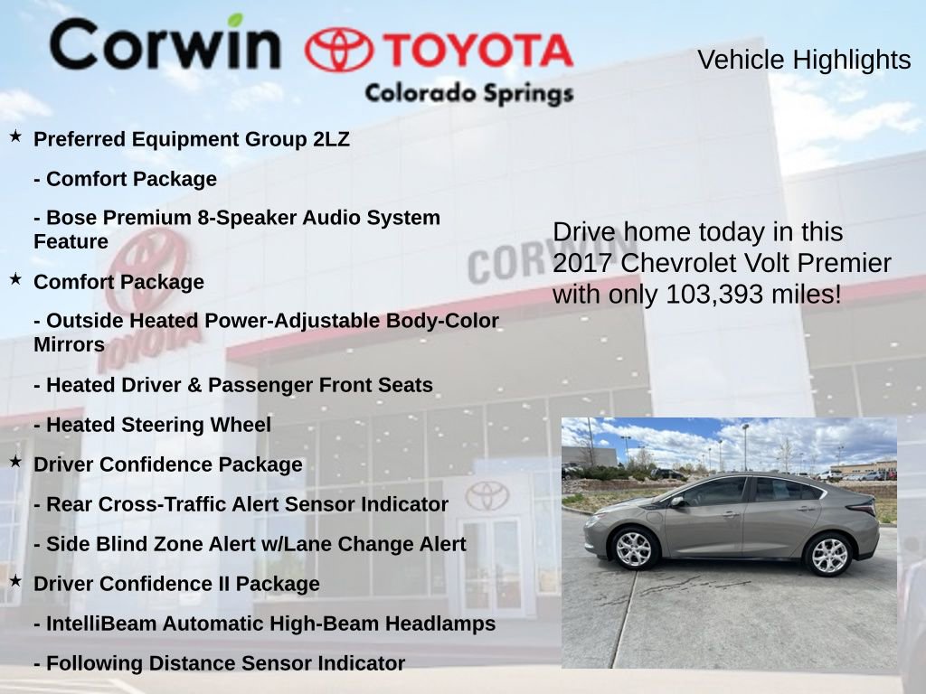 Used 2017 Chevrolet Volt Premier w/ Driver Confidence II Package image 7