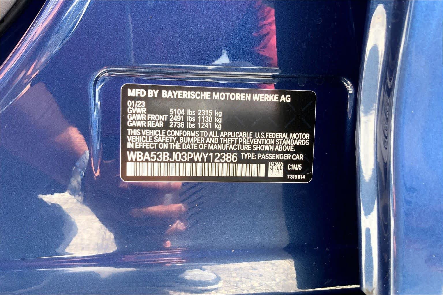 Used 2023 BMW 540i w/ M Sport Package RWD image 36