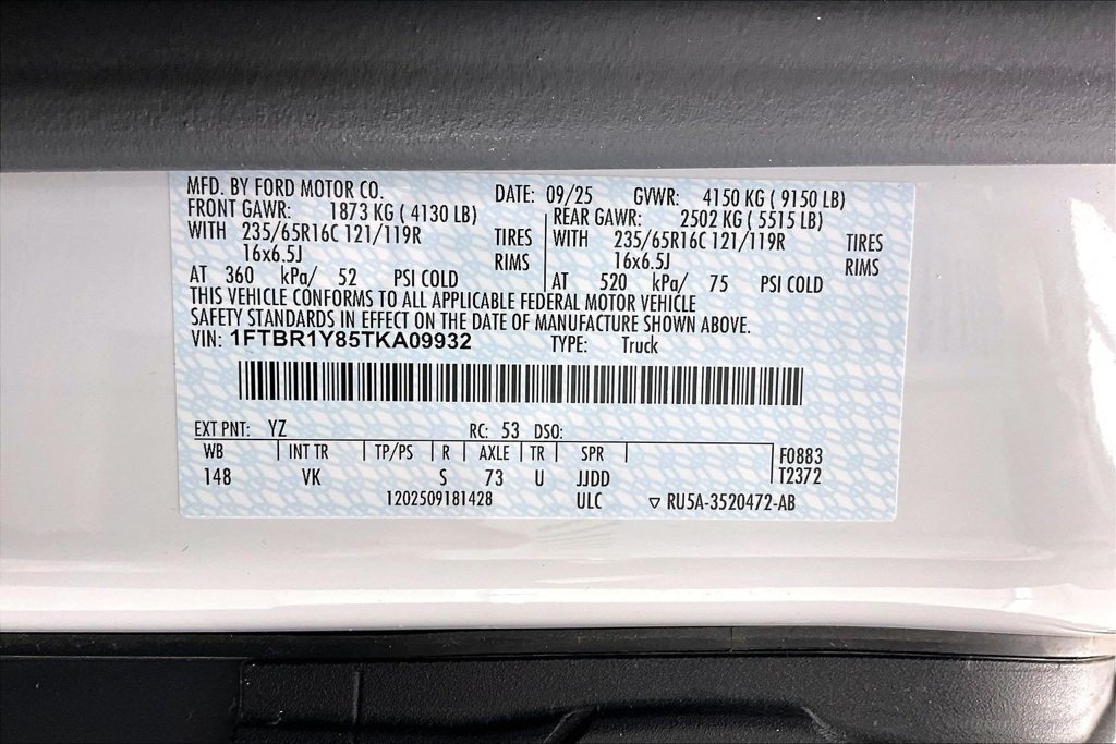 Used 2026 Ford Transit 250 Low Roof w/ Load Area Protection Package RWD image 35