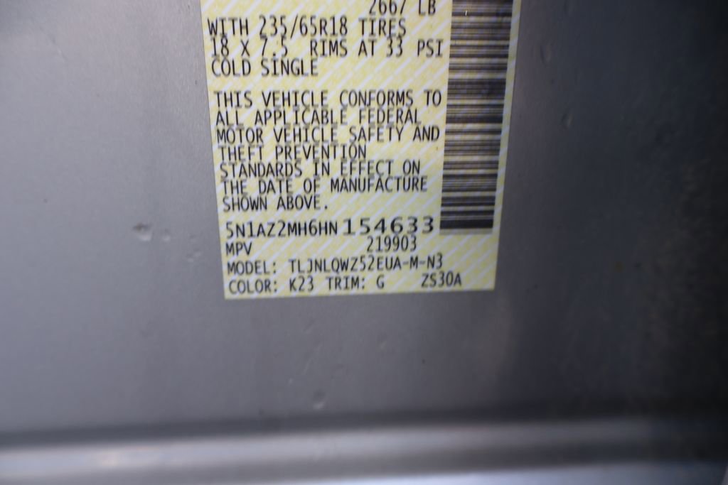 Used 2017 Nissan Murano SV w/ Premium Plus Package image 49