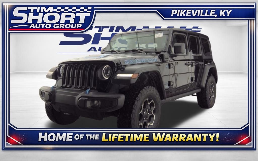 Used 2023 Jeep Wrangler Unlimited Rubicon 4xe w/ Cold Weather Group image 1
