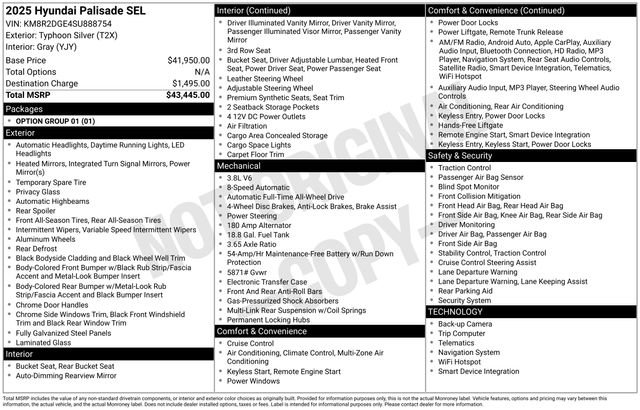 Used 2025 Hyundai Palisade SEL image 5