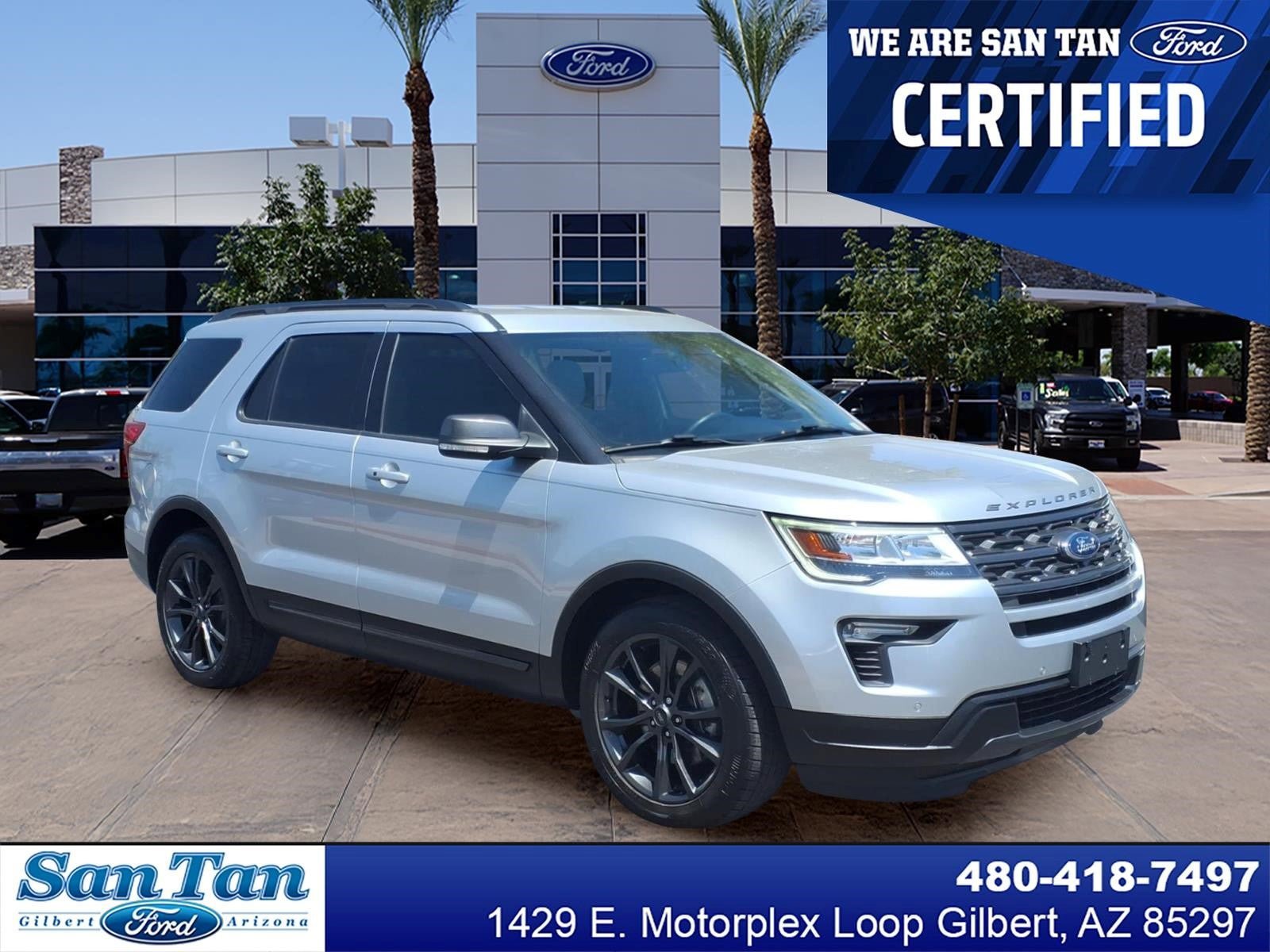 Used 2018 Ford Explorer XLT w/ Equipment Group 202A FWD image 1