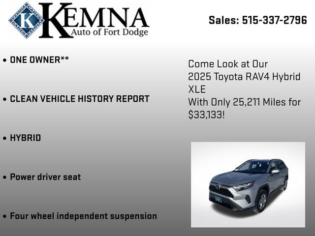 Used 2025 Toyota RAV4 XLE image 6