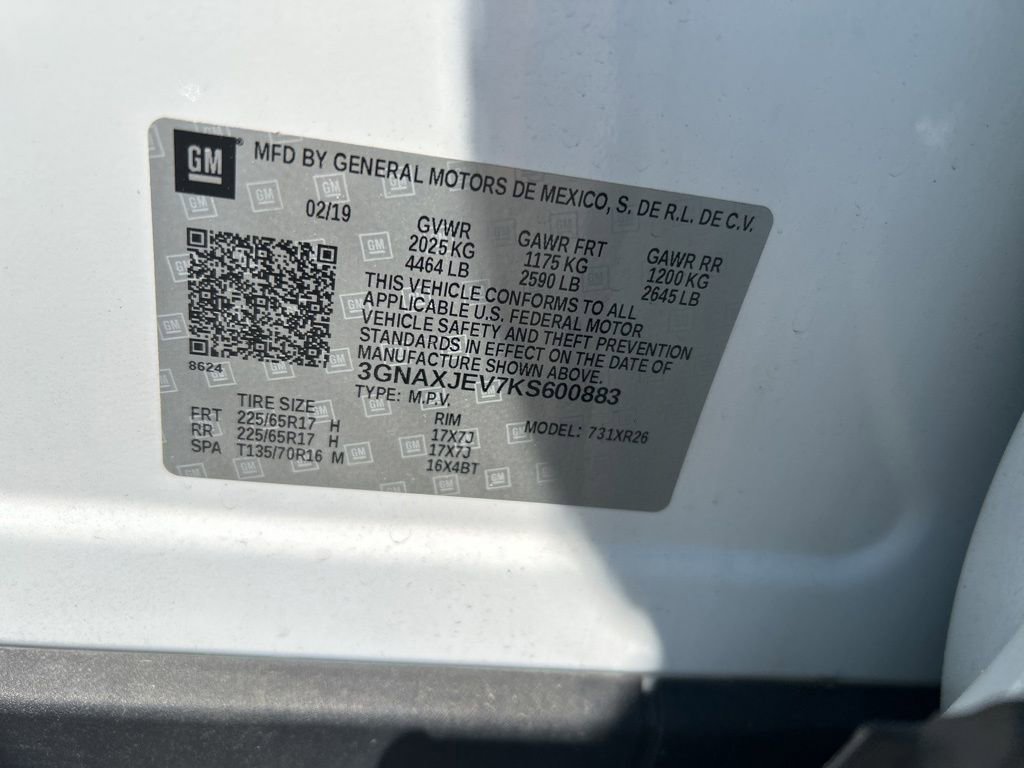 Used 2019 Chevrolet Equinox LT w/ Driver Convenience Package FWD image 19