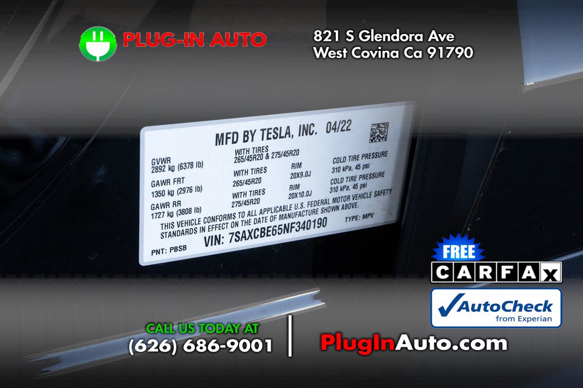 Used 2022 Tesla Model X Plaid AWD/4WD image 11