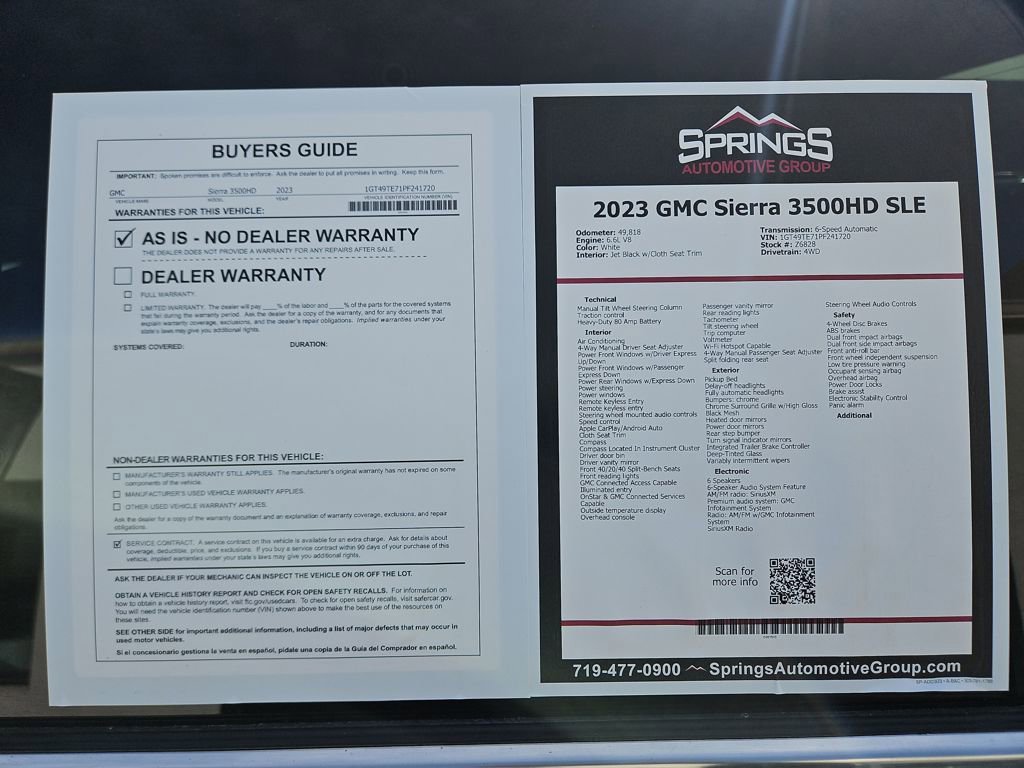 Used 2023 GMC Sierra 3500 SLE w/ SLE Convenience Package AWD/4WD image 29