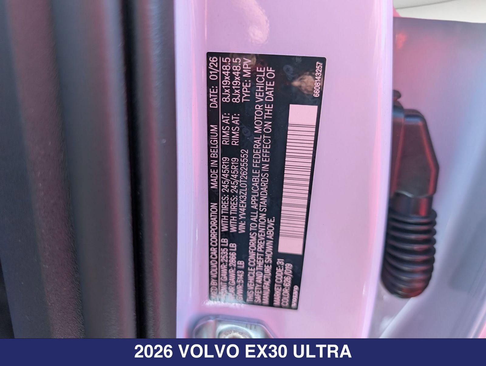 New 2026 Volvo EX30 Ultra w/ Protection Package Premier AWD/4WD image 33
