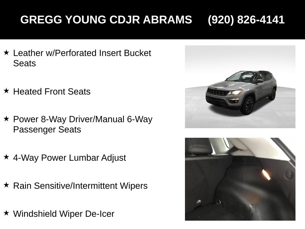 Used 2019 Jeep Compass Trailhawk w/ Leather Interior Group AWD/4WD image 25