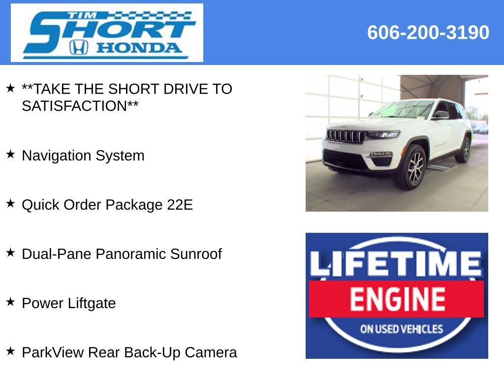 Used 2024 Jeep Grand Cherokee Limited AWD/4WD image 5