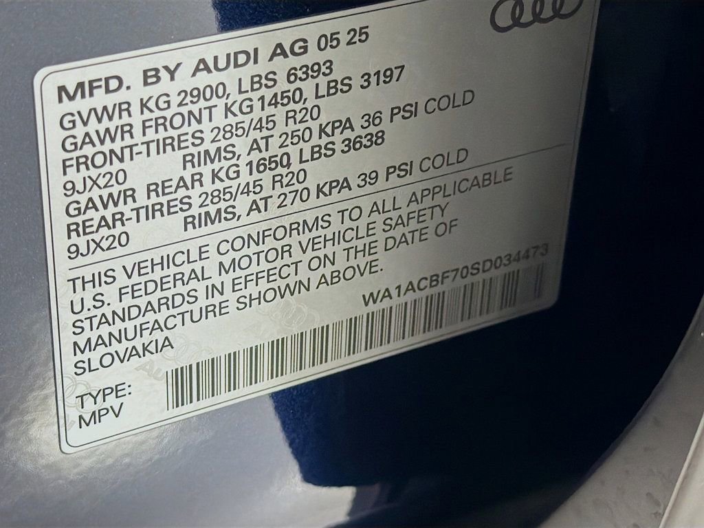 Used 2025 Audi Q7 2.0T Premium w/ Convenience Plus Package AWD/4WD image 36