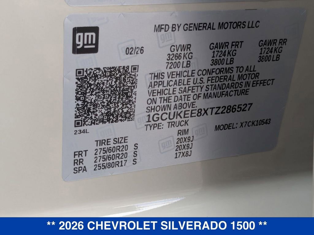 New 2026 Chevrolet Silverado 1500 RST w/ RST All Star Premium Package image 38