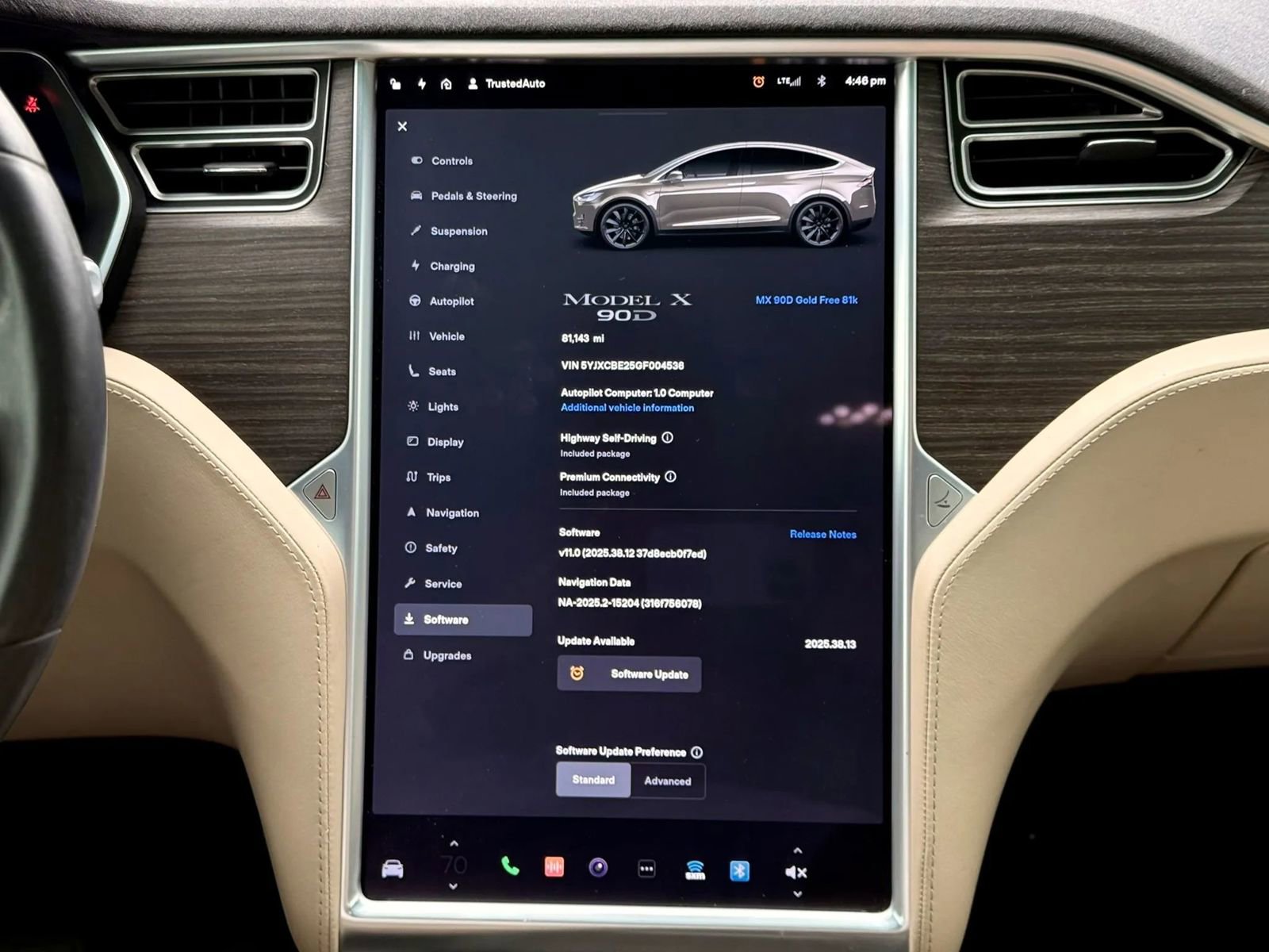 Used 2016 Tesla Model X 90D AWD/4WD image 15