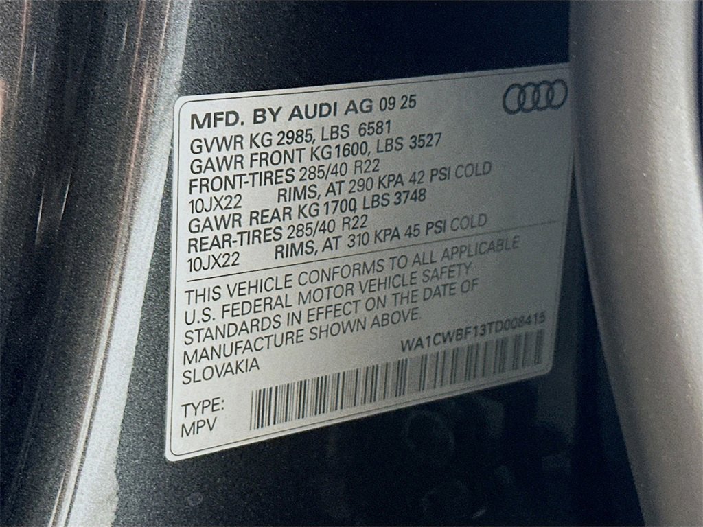 New 2026 Audi SQ8 Prestige image 27