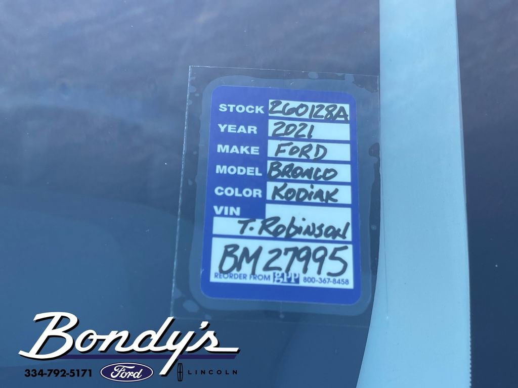 Used 2021 Ford Bronco Sport Badlands w/ Badlands Package image 25