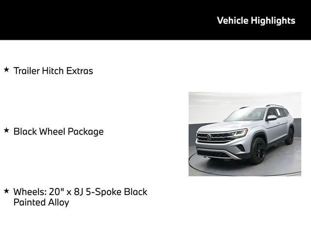 Used 2022 Volkswagen Atlas SE w/ Black Wheel Package AWD/4WD image 5