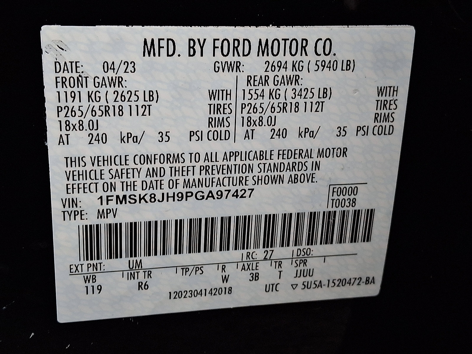 Used 2023 Ford Explorer Timberline image 28