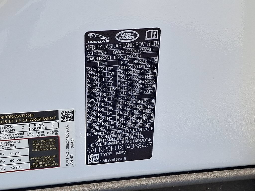 New 2026 Land Rover Range Rover SE AWD/4WD image 17