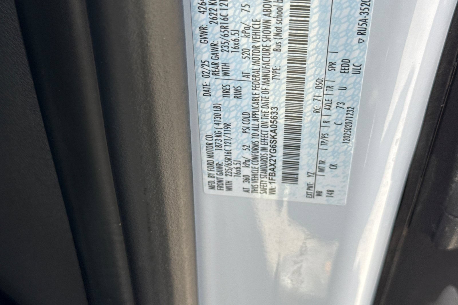 Certified 2025 Ford Transit 350 XLT RWD image 28