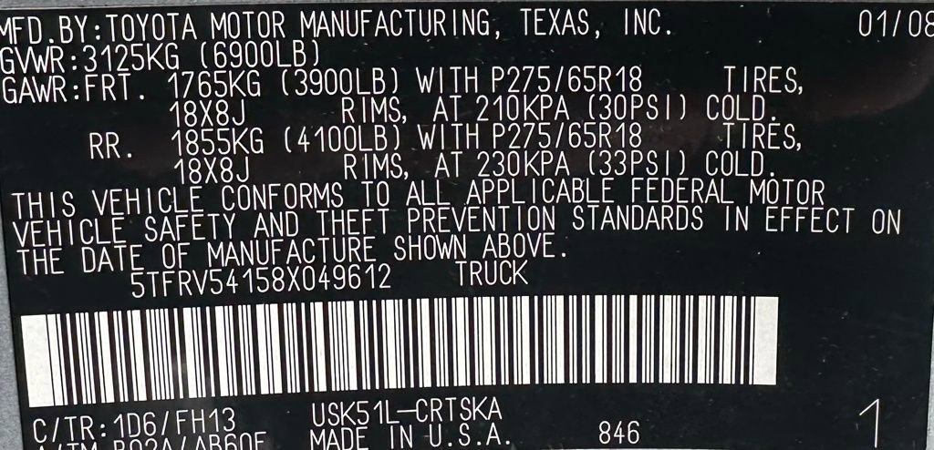 Used 2008 Toyota Tundra 2WD Double Cab image 33