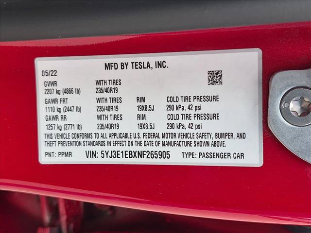 Used 2022 Tesla Model 3 Long Range AWD/4WD image 25