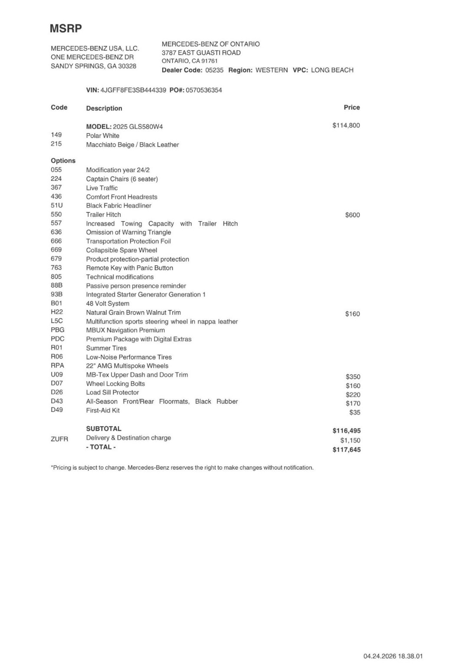 Certified 2025 Mercedes-Benz GLS 580 4MATIC image 2