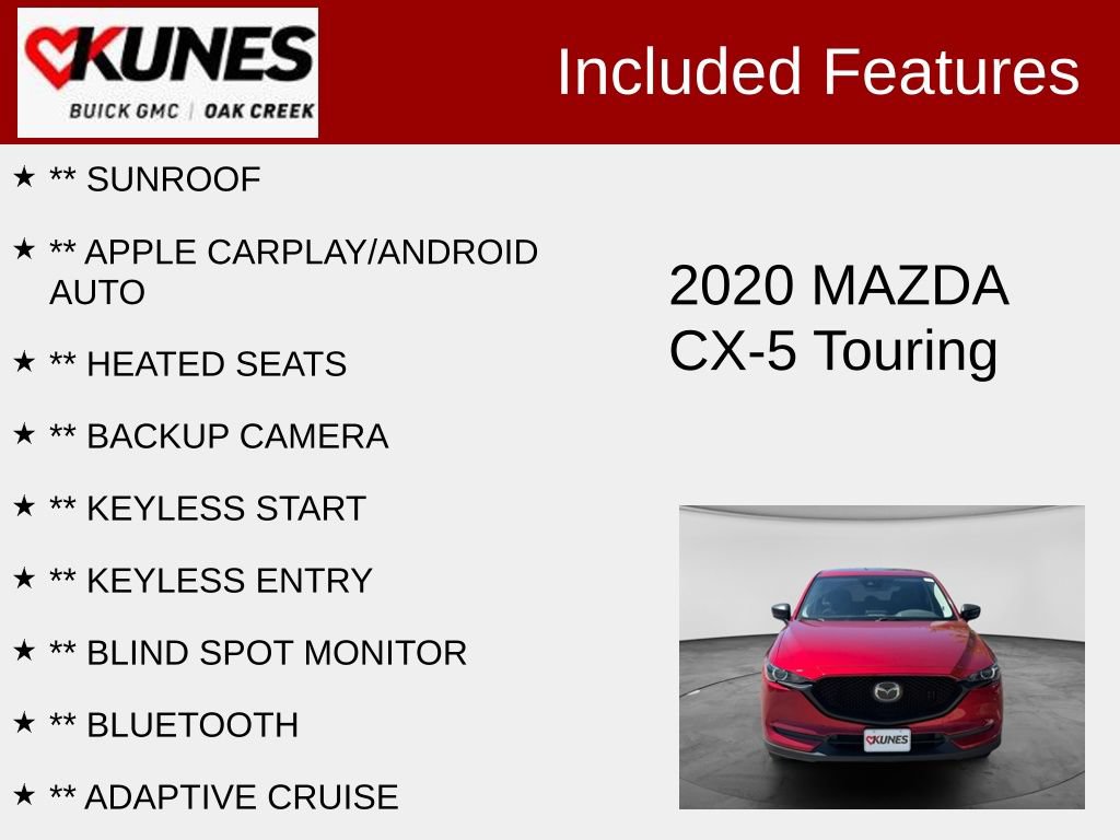 Used 2020 MAZDA CX-5 Touring AWD/4WD image 2