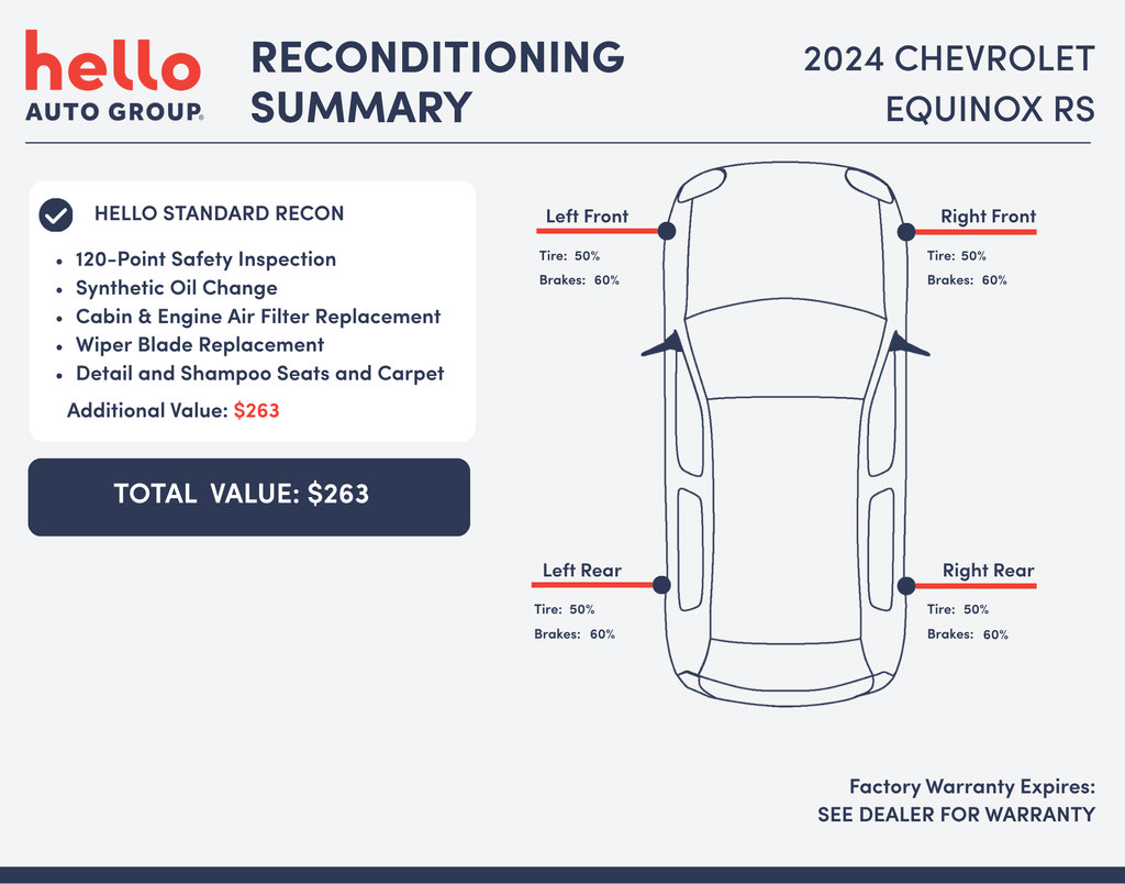 Used 2024 Chevrolet Equinox RS FWD image 3