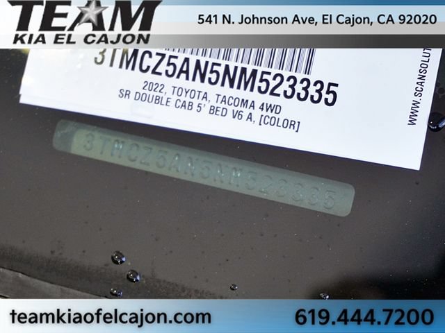 Used 2022 Toyota Tacoma SR AWD/4WD image 37