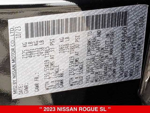 Certified 2023 Nissan Rogue SL AWD/4WD image 40