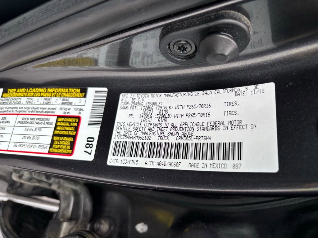 Used 2017 Toyota Tacoma TRD Off-Road w/ Tow Package (A/T) image 14