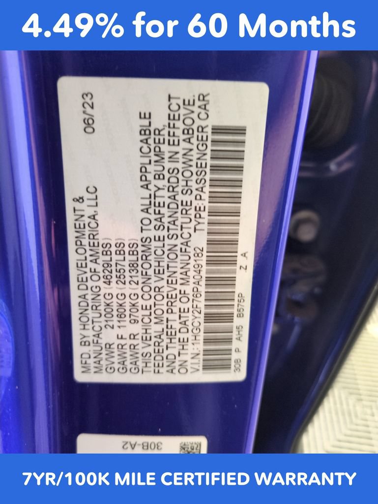 Certified 2023 Honda Accord Sport image 29
