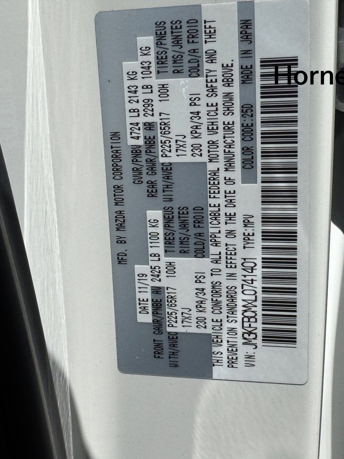 Used 2020 MAZDA CX-5 Touring image 29