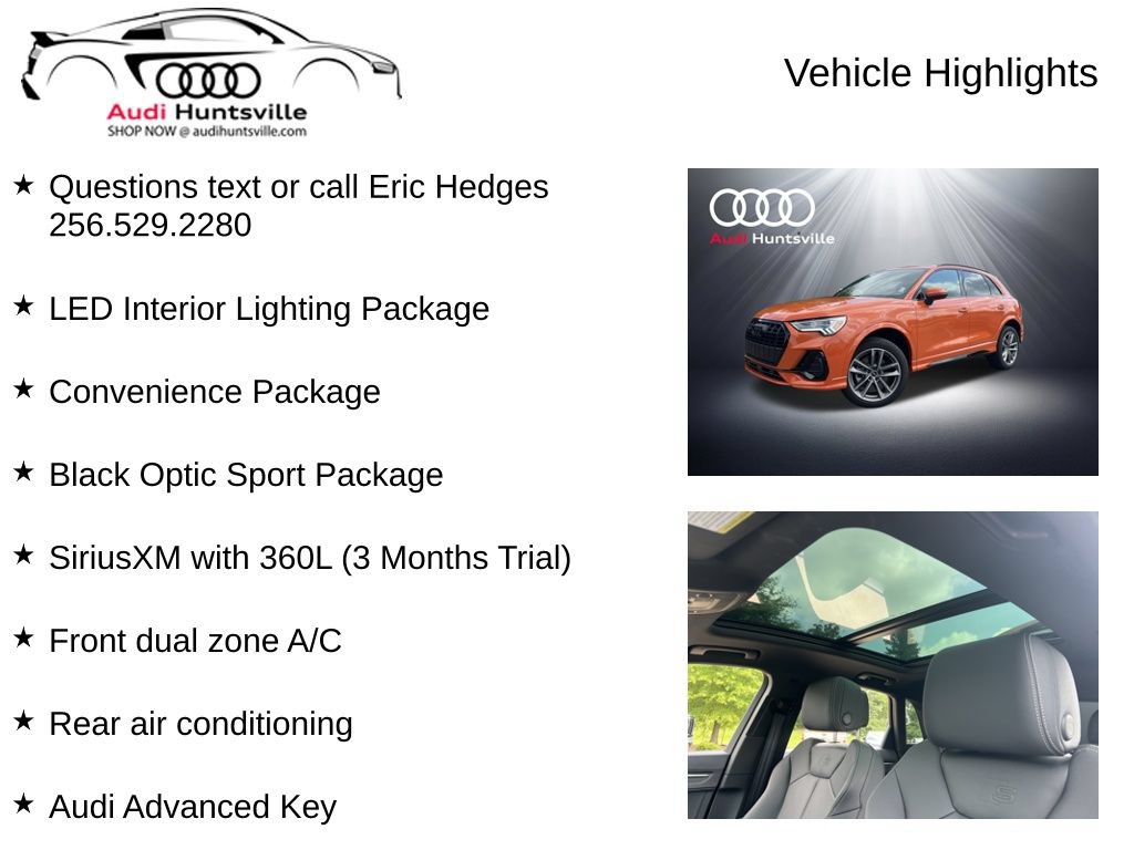 Used 2025 Audi Q3 2.0T Premium w/ Convenience Package AWD/4WD image 6