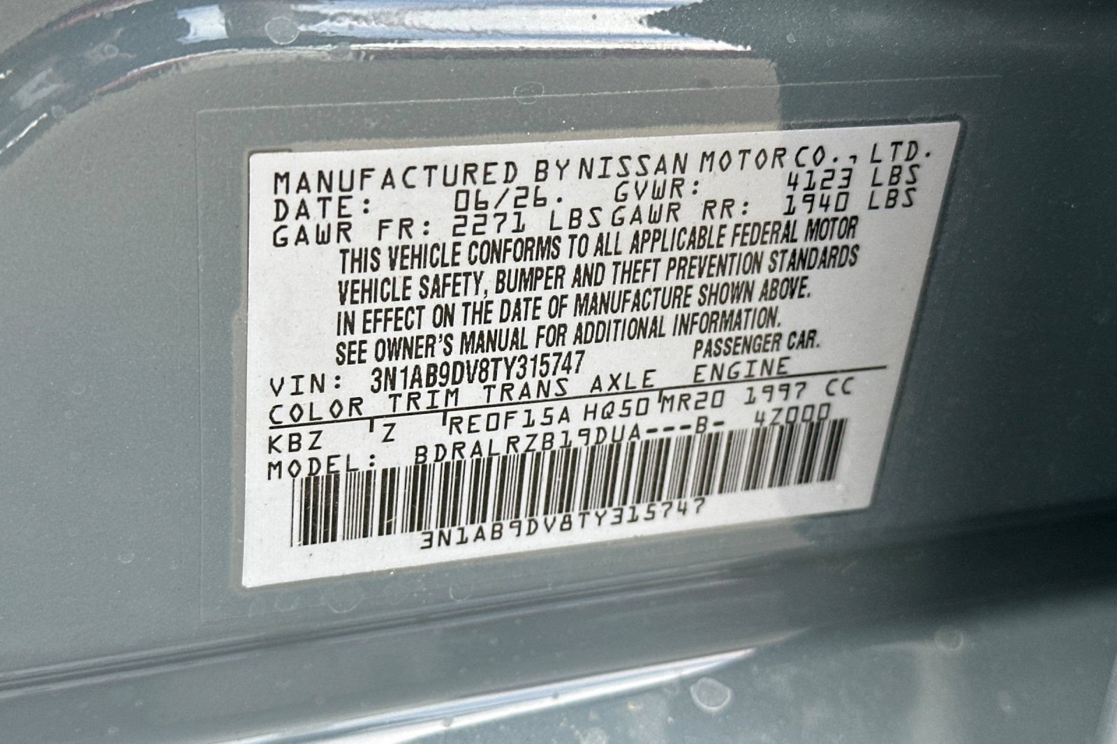 New 2026 Nissan Sentra SR w/ Floor Mat Package FWD image 23
