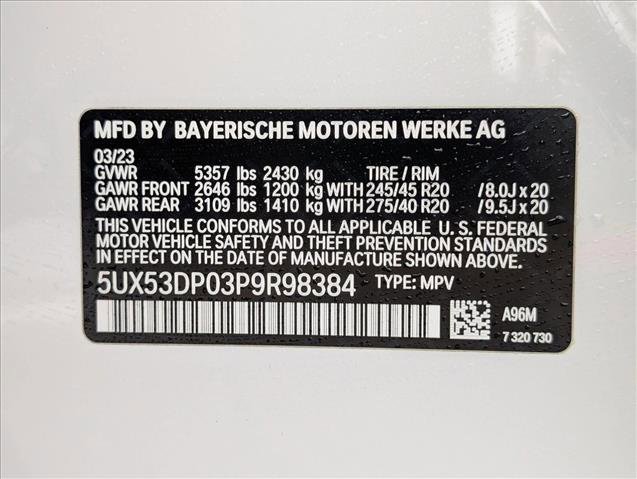 Used 2023 BMW X3 xDrive30i w/ M Sport Package image 27