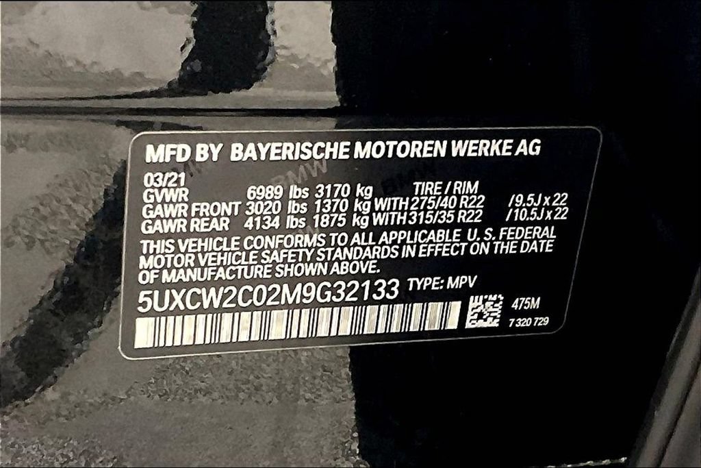 Used 2021 BMW X7 xDrive40i w/ M Sport Package AWD/4WD image 44