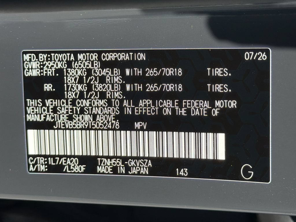 New 2026 Toyota 4Runner TRD Off-Road Premium AWD/4WD image 38