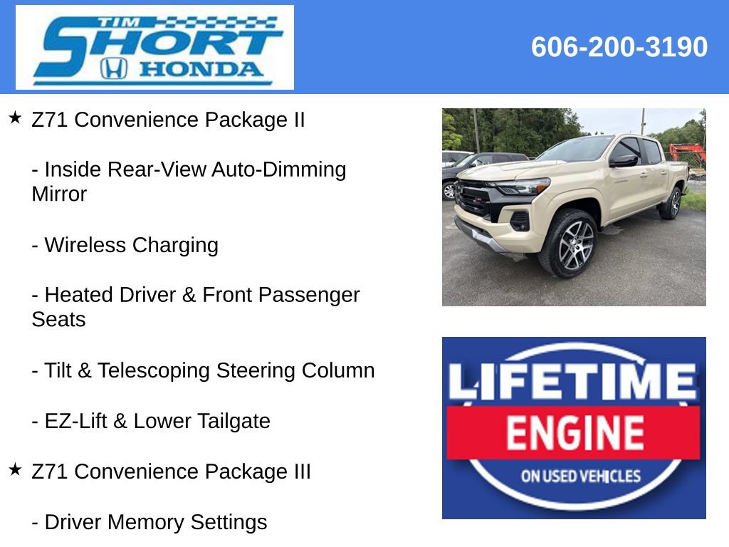 Used 2023 Chevrolet Colorado Z71 w/ Z71 Convenience Package 2 AWD/4WD image 17