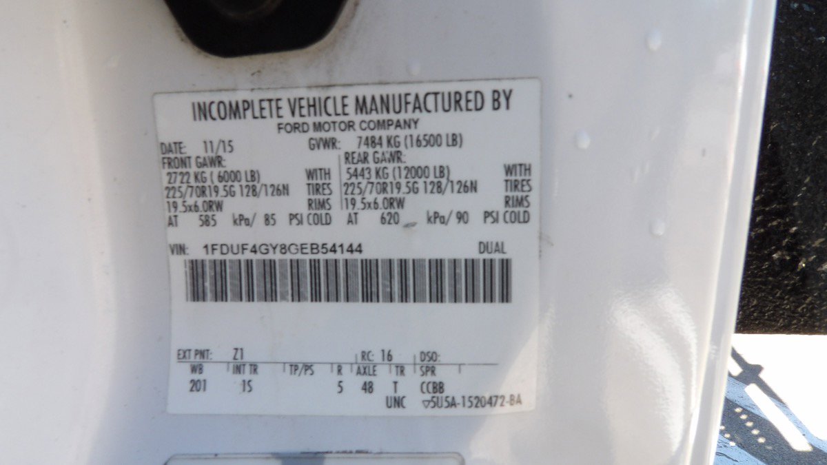 Used 2016 Ford F450 XL w/ XL Value Package RWD image 12