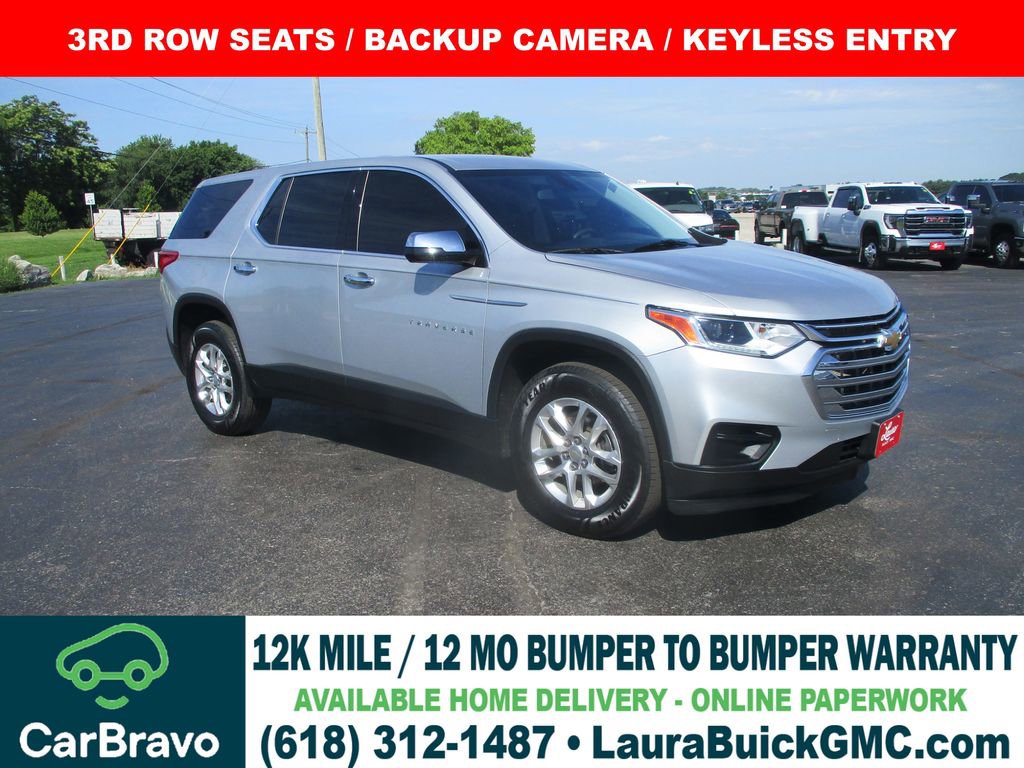 Certified 2020 Chevrolet Traverse LS w/ LPO, Floor Liner Package FWD image 1