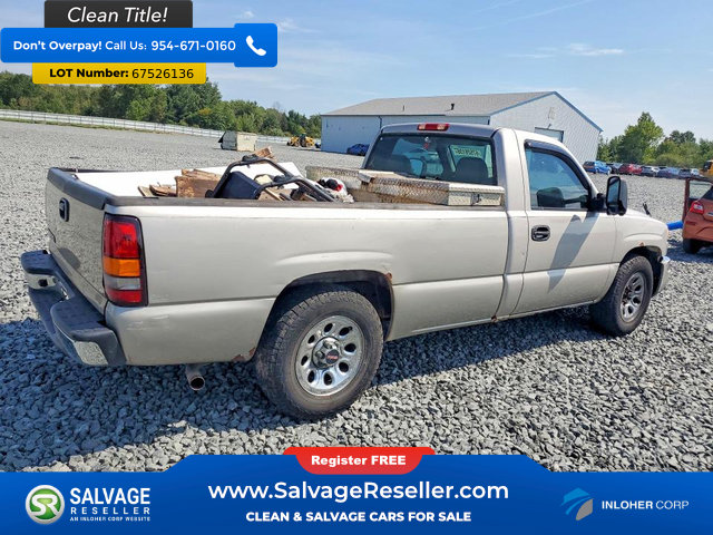 Used 2005 GMC Sierra 1500 W/T RWD image 4