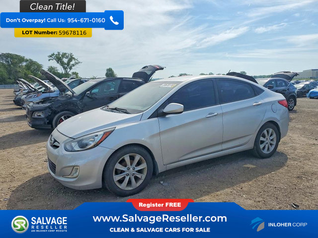 Used 2012 Hyundai Accent GLS w/ Premium Pkg 3
