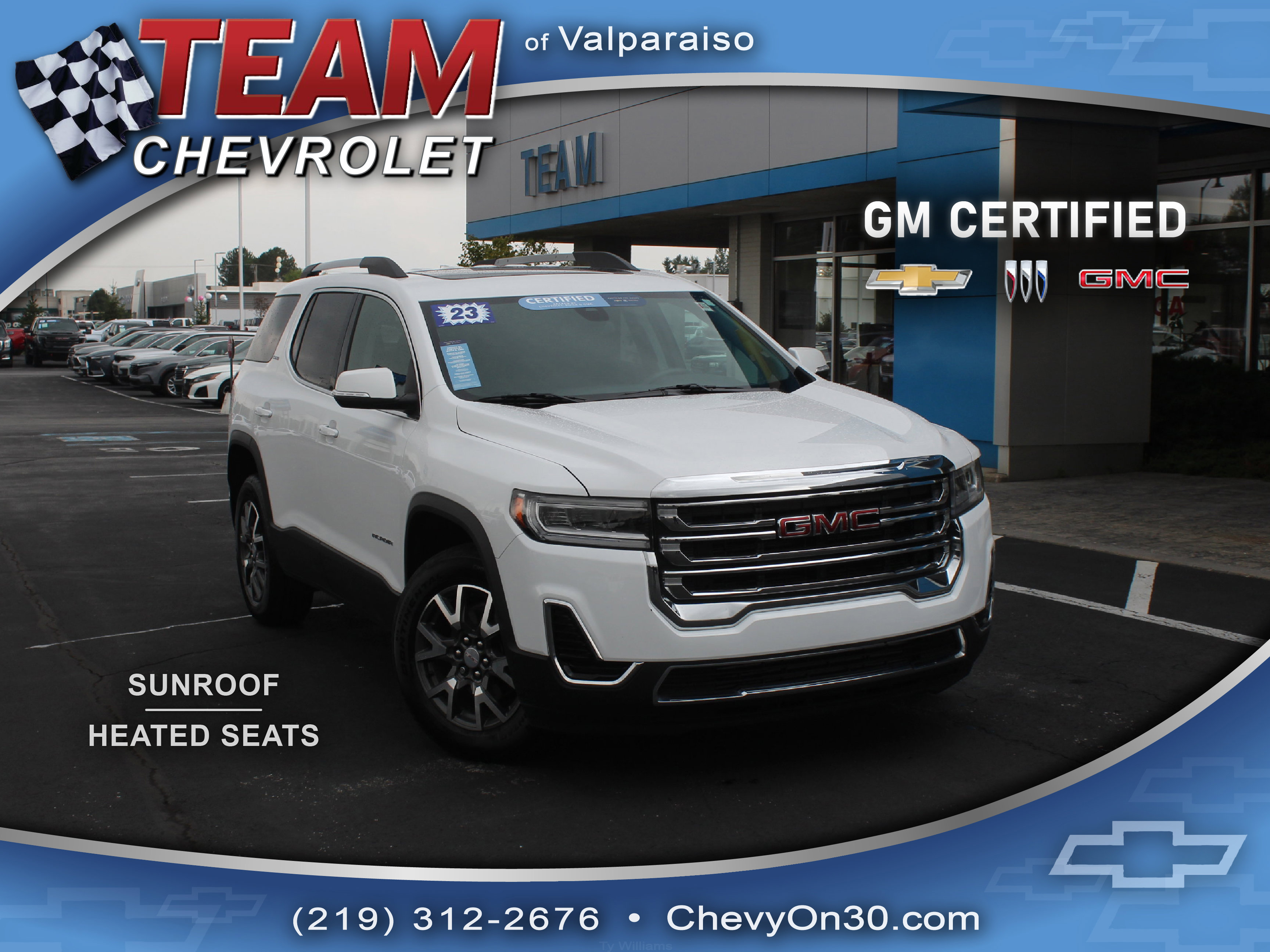 Certified 2023 GMC Acadia SLE w/ Driver Convenience Package