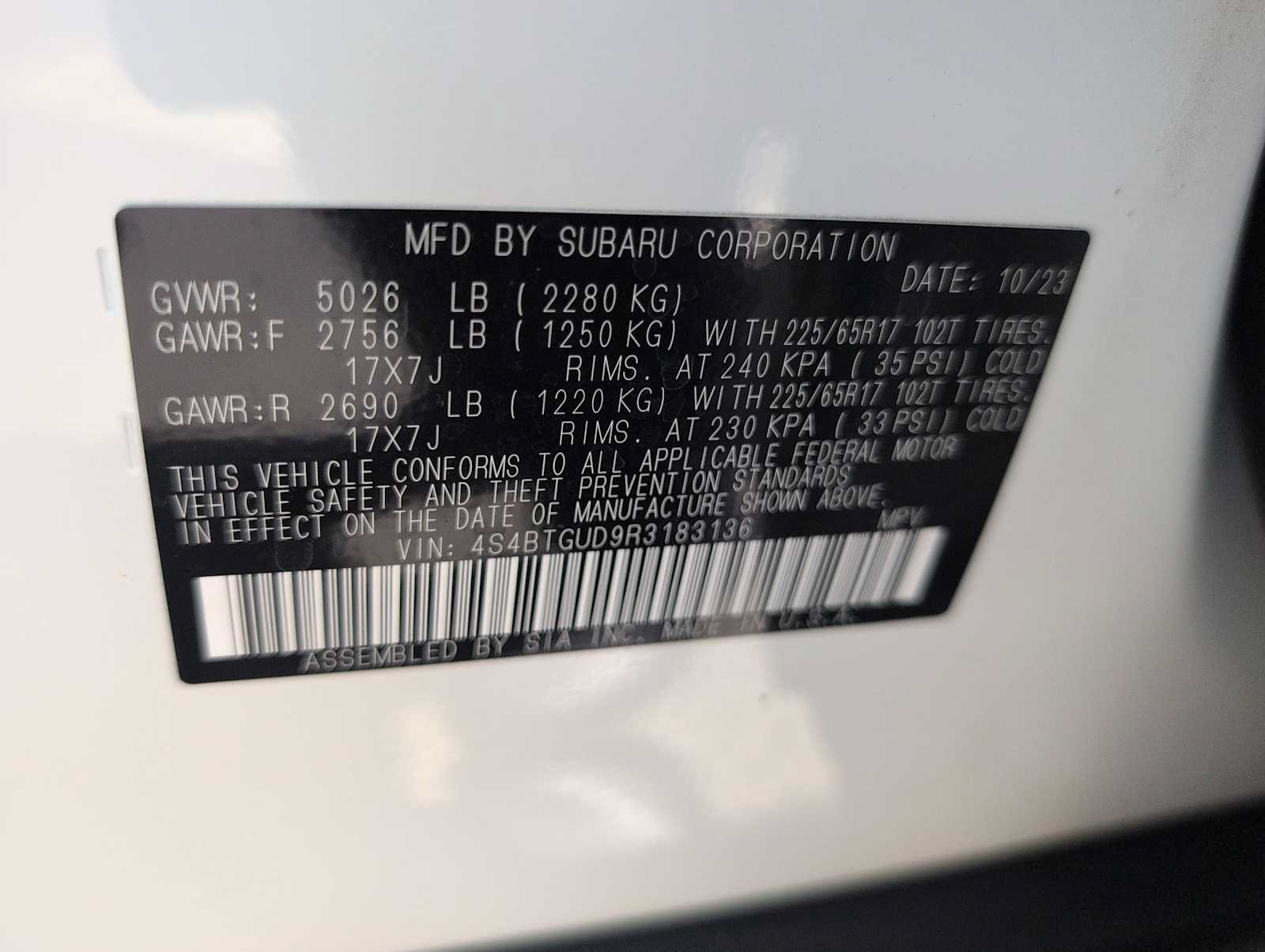 Used 2024 Subaru Outback Wilderness AWD/4WD image 34