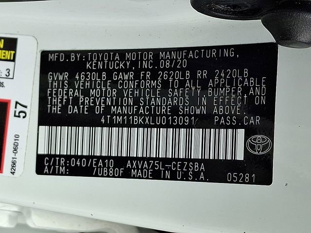 Used 2020 Toyota Camry SE w/ Moonroof Package image 27
