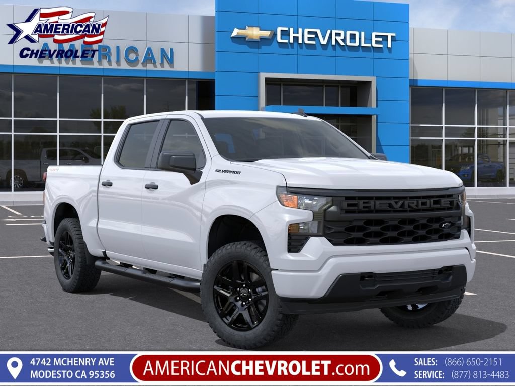 New 2026 Chevrolet Silverado 1500 Custom w/ Turbomax Blackout Package