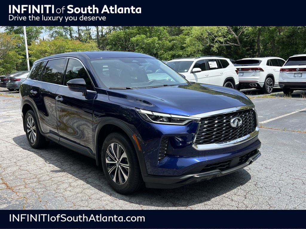 Used 2025 INFINITI QX60 Pure w/ Cargo Package FWD image 1