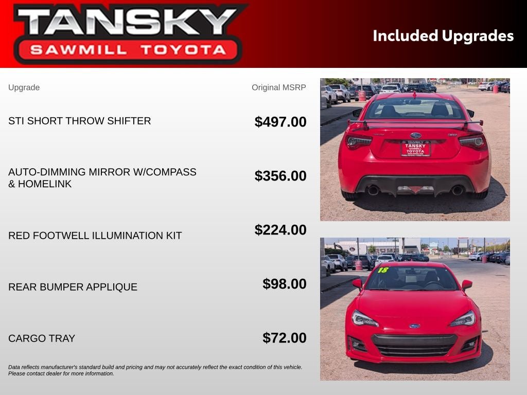 Used 2018 Subaru BRZ Limited RWD image 31