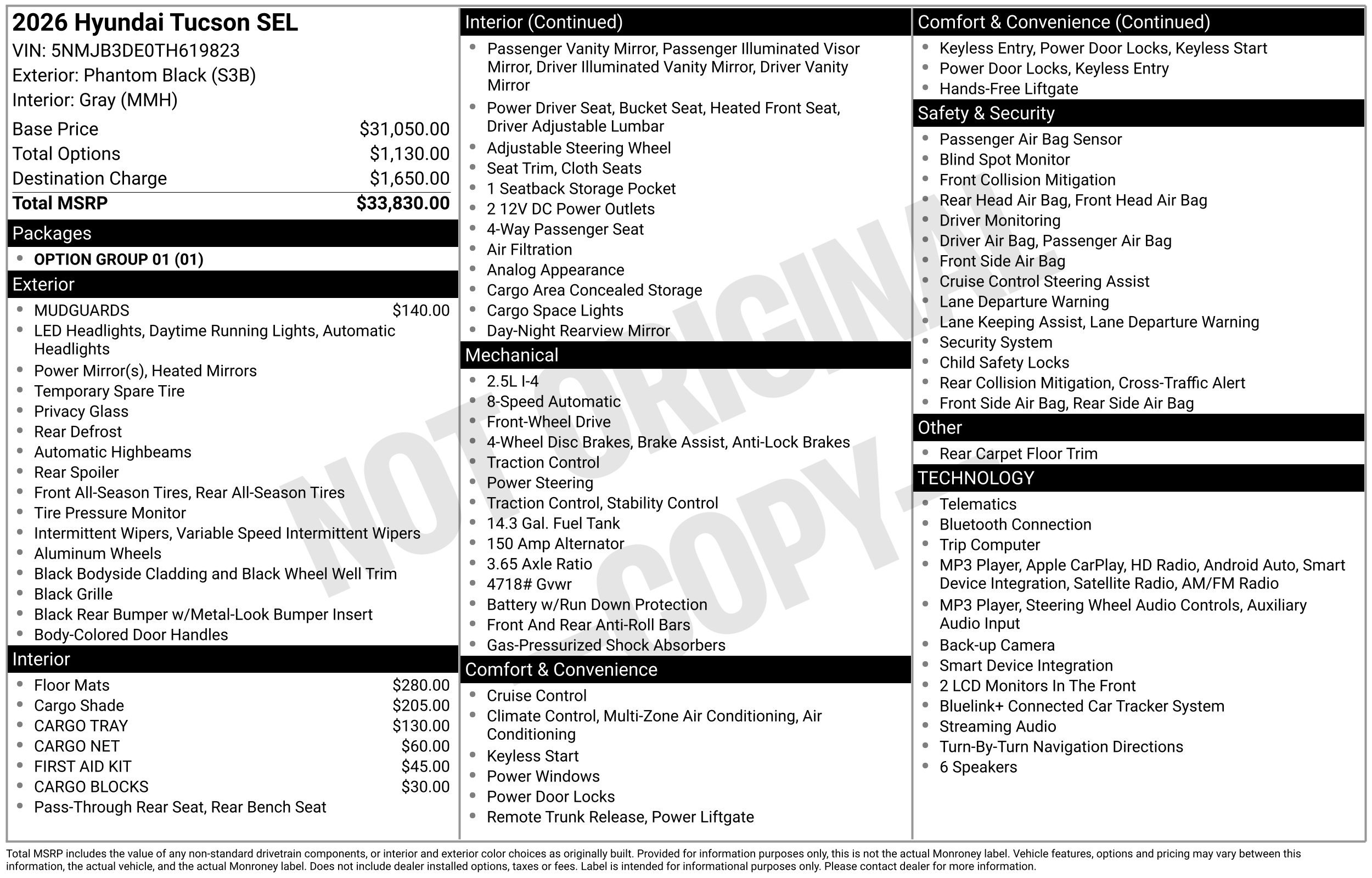 Certified 2026 Hyundai Tucson SEL FWD image 2